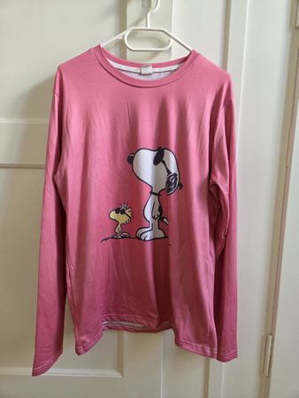Snoopy Pullover, ideal für den Sommer, Grösse S in Pink