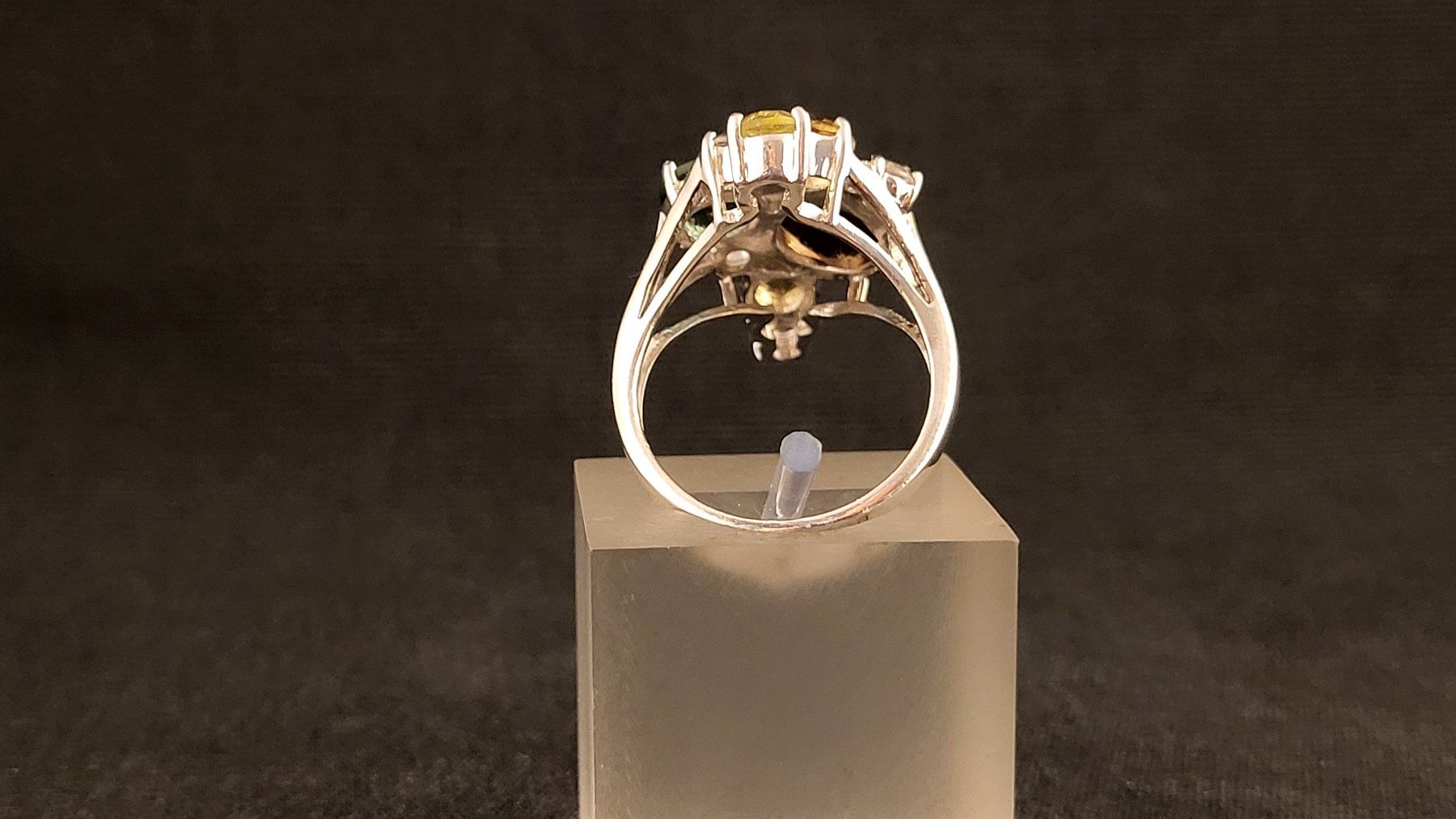 Ringe: Silberring mit geschliffenen farbigen Steinen – Gebraucht aus Basel von spinne02 4