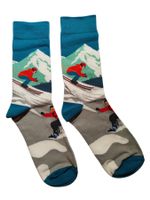 Socken Skifahrer/Snowboarder/Winter/Berge/Skier/Mountains