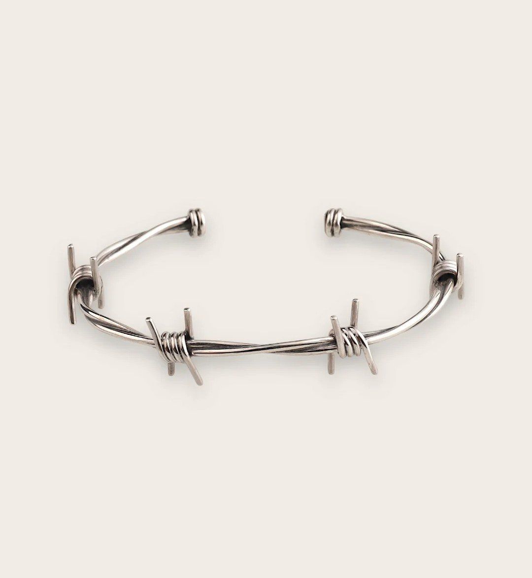 Bracciali & Braccialetti: BRACELET EN FIL DE BARBELÉ EN ARGENT – Nuovo e nell'imballaggio originale da APPLES venduto da az02 6