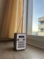 Denver DAB-48WHITE DAB+/FM Radio mit Bluetooth
