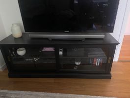 IKEA MALSJÖ Fernsehmöbel schwarz