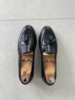 Meermin Black Tassel Loafers - Size UK 9.5