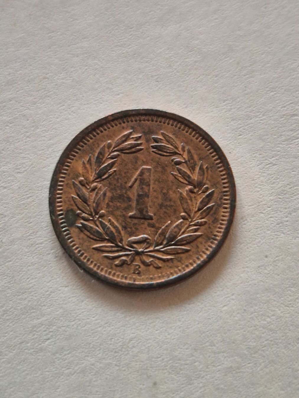 Tutti le monete: 1 Rappen 1912 - Aufl. 2 Mio.! – Usato da Mels venduto da Goldenfalcon 1
