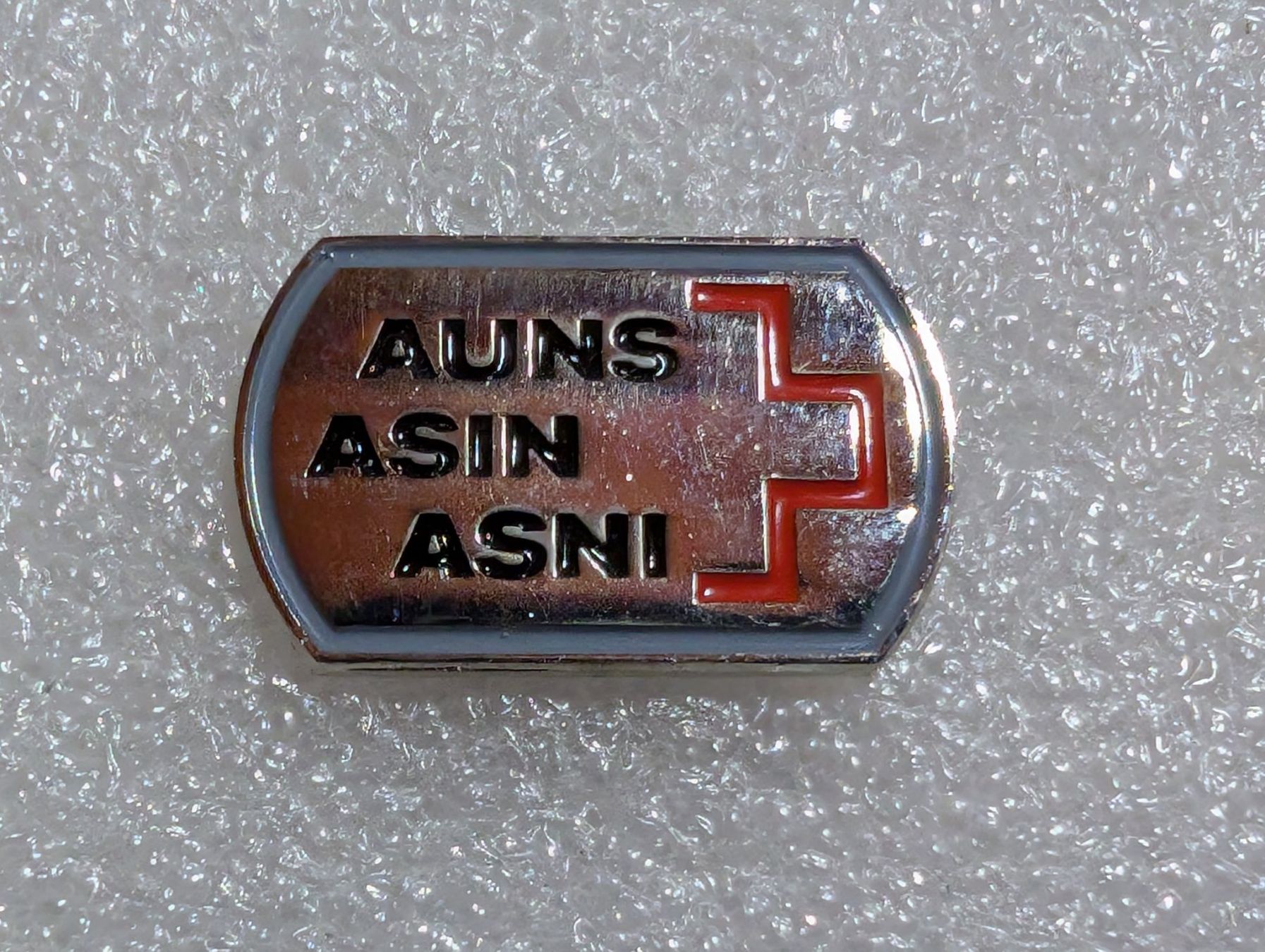 Plaketten & Abzeichen: Ansteckpin 262: AUNS – Gebraucht aus Oppligen von Pin-Fall-Shop