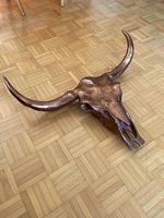 Wanddekoration Bison Schädel