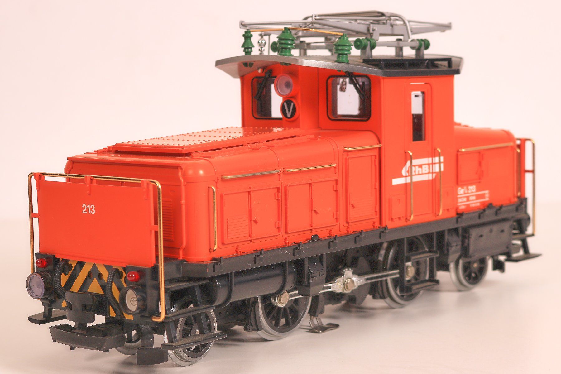 LGB Modellini di ferrovie: LGB 2044  RhB Ge 2/4  orange – Usato da Oensingen venduto da Ricboma50 1