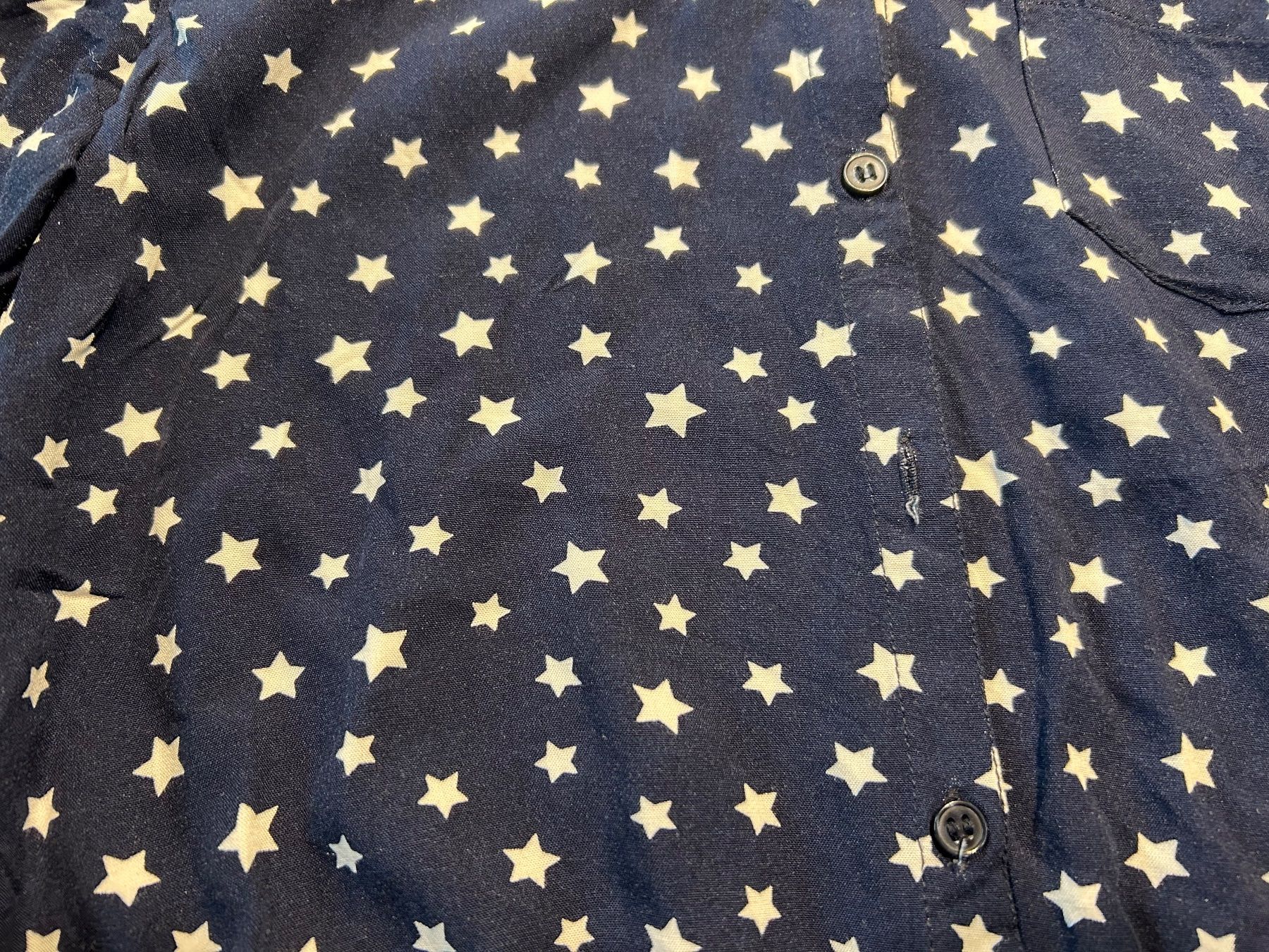 H&M Camicette, T-shirt & Top: H&M Bluse blau mit Sternen – Usato da Schötz venduto da chousan 1