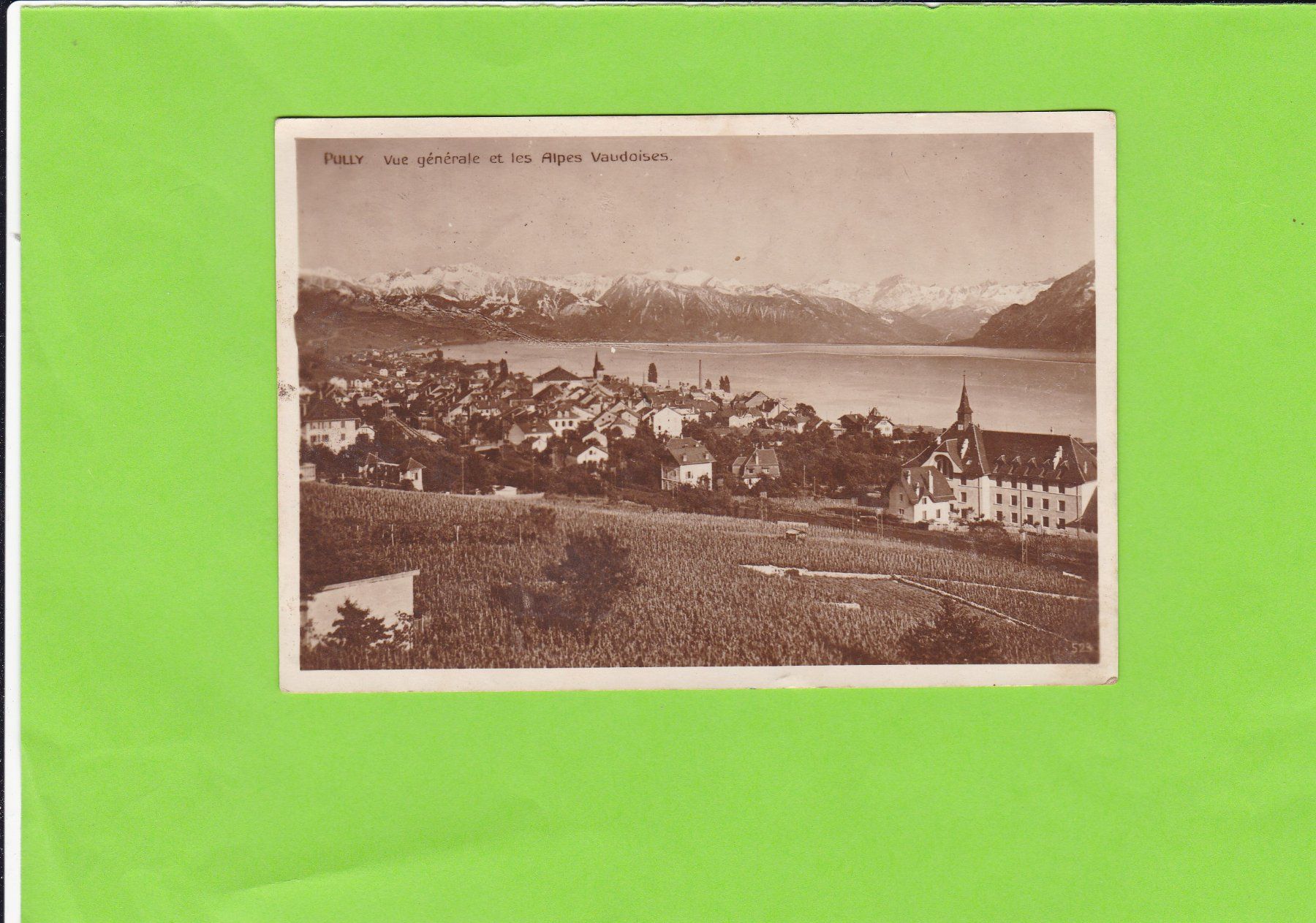 Ansichtskarten: Pully-Vue générale – Gebraucht aus St. Peterzell von neckertal