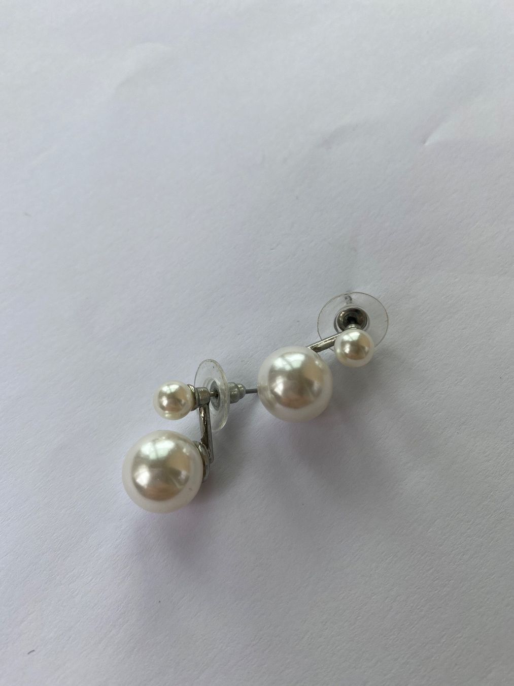 Orecchini pendenti & Orecchini a lobo: Ohrringe / Ohrstecker mit zwei Perlen – Nuovo (secondo la descrizione) da Seewen SO venduto da HappyHappyHappy
