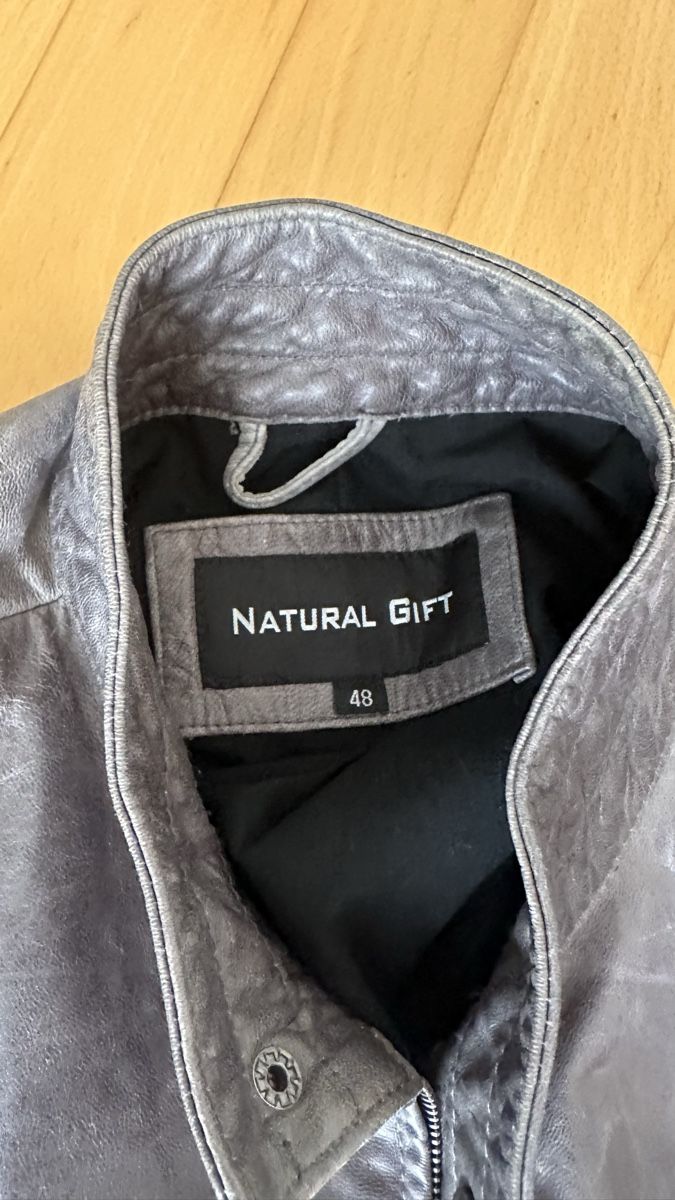 Vestes: Lederjacke Grösse 48 grau guter Zustand – D'occasion à Rickenbach-Sulz par hel_yx9y 3