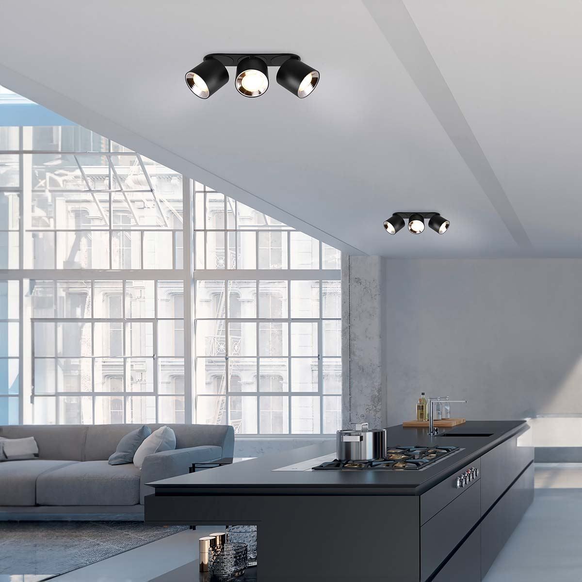 Lampadari & plafoniere: Deckenleuchte, Schwarz, 27 cm x 8 cm – Nuovo (secondo la descrizione) da Kreuzlingen venduto da Smart-Light 2