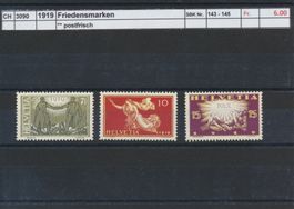 1919 Friedensmarken, ** postfrisch