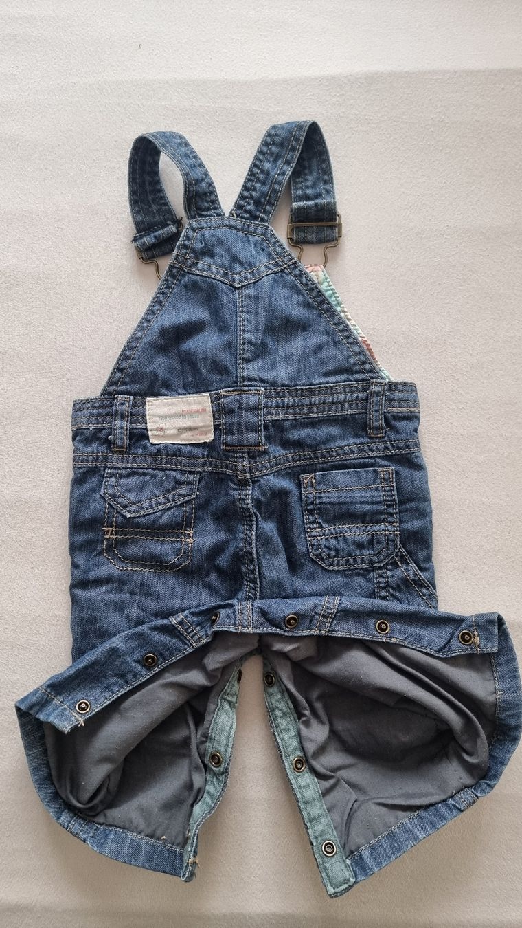 Pantaloni: Salopette en jean bébé taille 3 mois – Usato da Bern venduto da Ninath 1