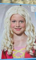 Blonde Kinderperücke, gelockt, Fasnacht/Karneval, neu
