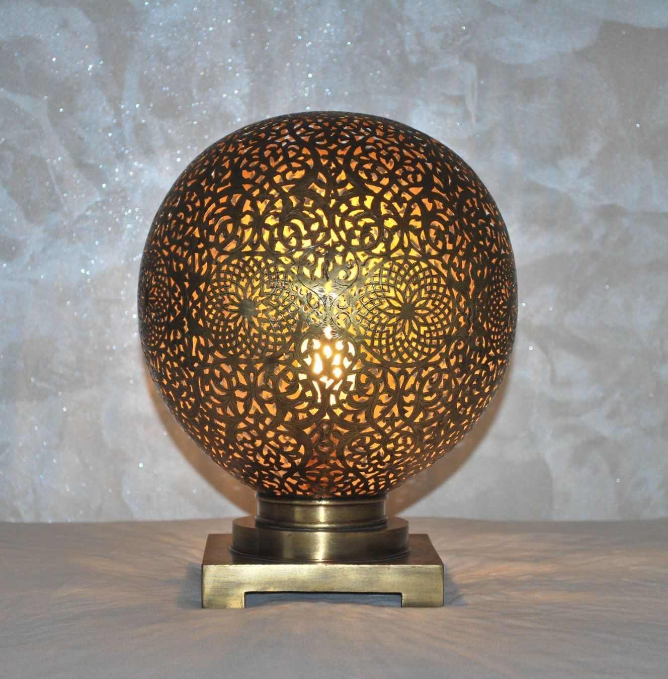 Lampade: Lampe de table forme de Boule en cuivre – Nuovo (secondo la descrizione) da cournillens venduto da Haronn 7