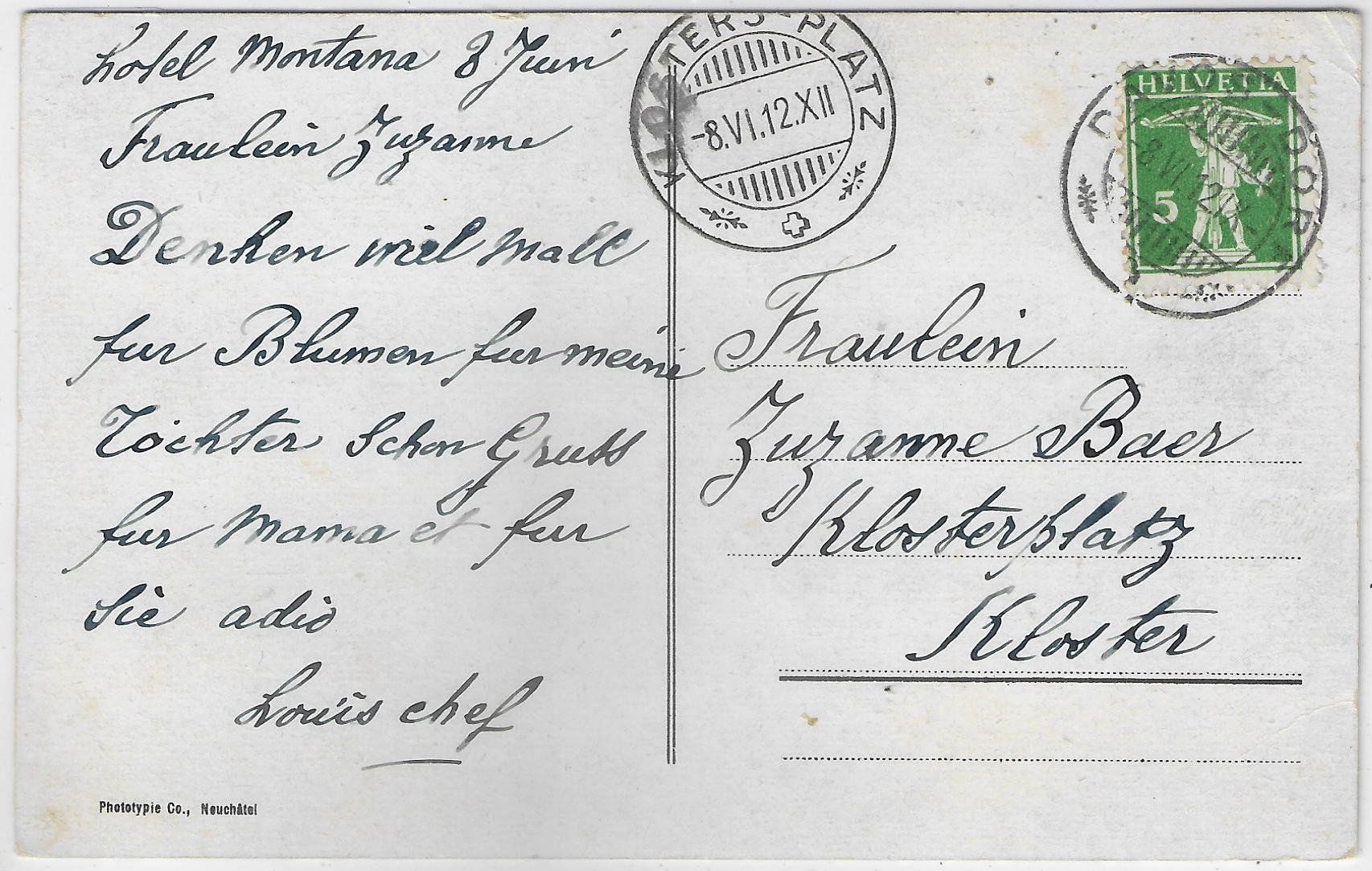 Cartoline postali: Geneve - Effet de nuit - Mondschein-Litho – Usato da Ettingen venduto da Kartenplanet 1
