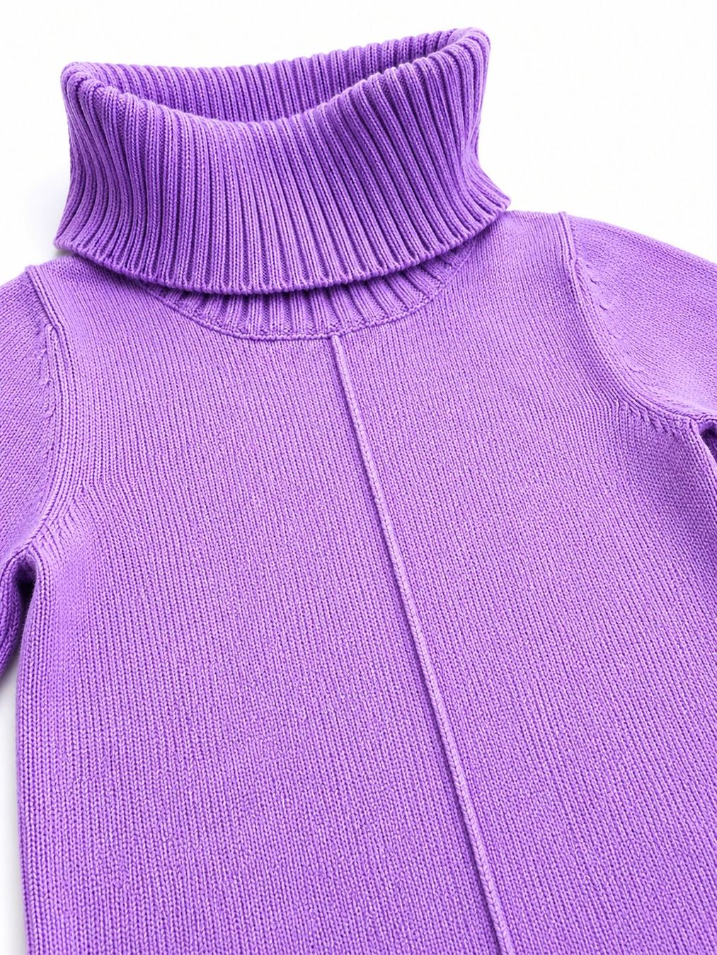 Pullover & Sweatshirts: Damen Strickpullover Lila mit Rollkragen – Kurzarm – Neu (gemäss Beschreibung) aus Fully von VaneaSelection 4