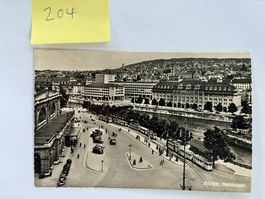 Ansichtskarte Zuerich Bahnhofquai; 1948