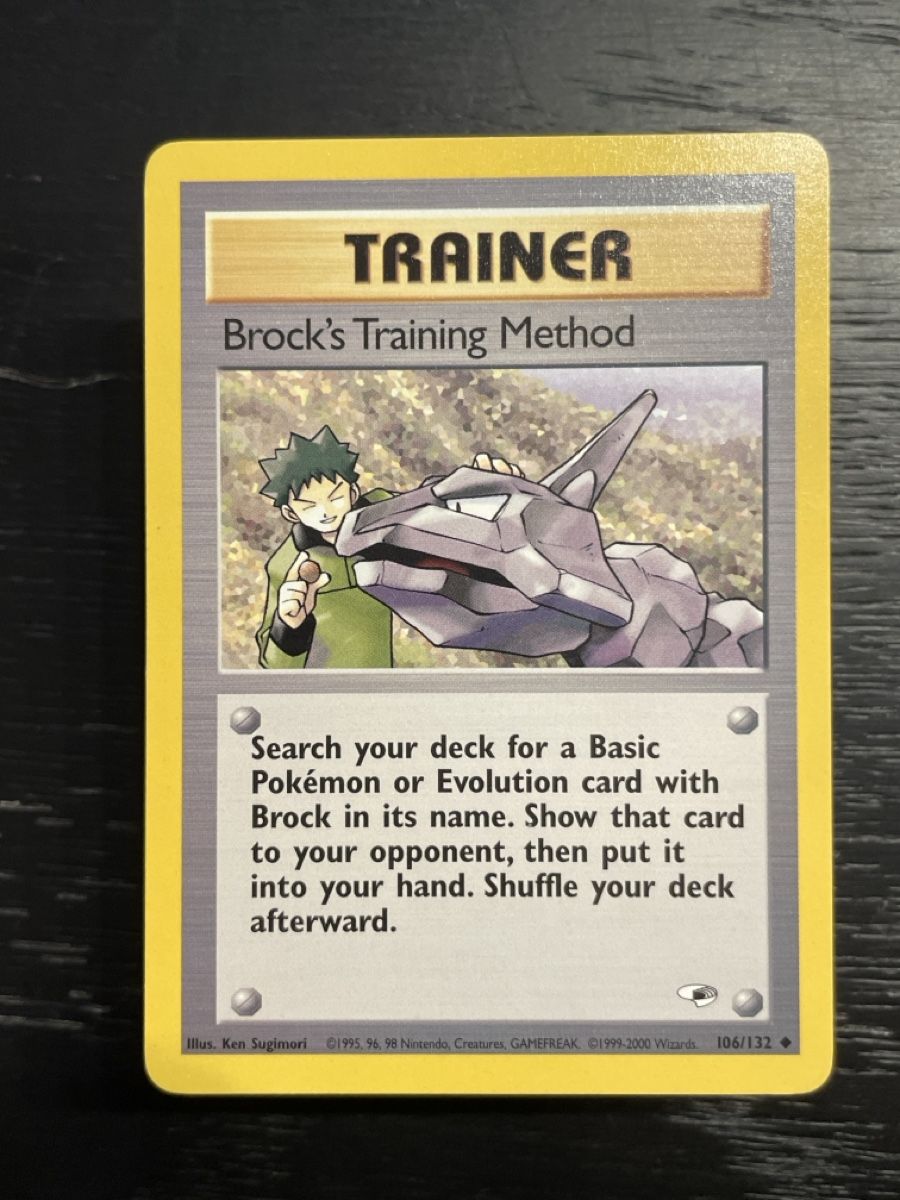 Pokémon Carte collezionabili: Pokemon Rocket‘s Training Method trainer 106/132 Gym heroes – Usato da Hugelshofen venduto da Suimosa