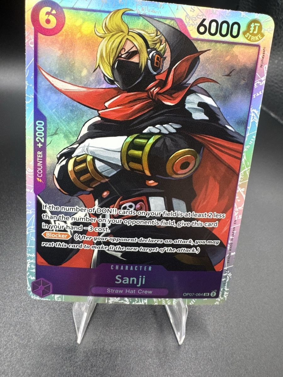 Bandai Carte collezionabili: Sanji OP07 064 NM – Nuovo (secondo la descrizione) da Solduno venduto da OPHunters
