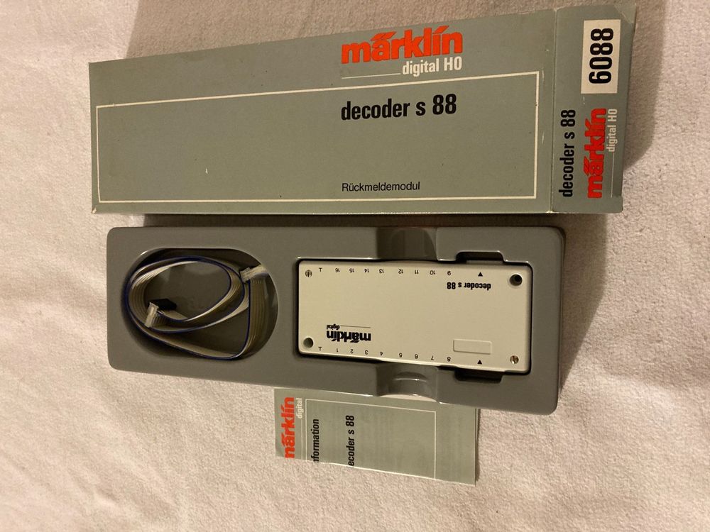 Märklin digital Decoder s 88 Art 6088 neu originalverp Acheter