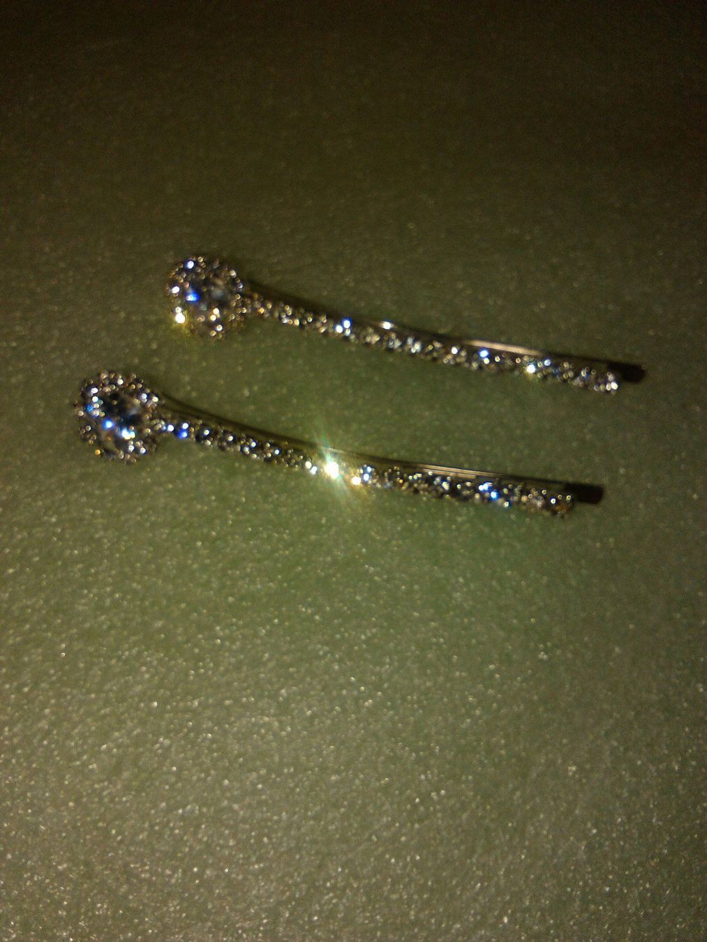 Accessori per capelli: haarschmuck,,,,haarklips,,weiss kristall – Nuovo (secondo la descrizione) da Basel venduto da bijoutrie_4 1