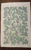 Küchentuch Leinen und Baumwolle Motiv Blaubeeren