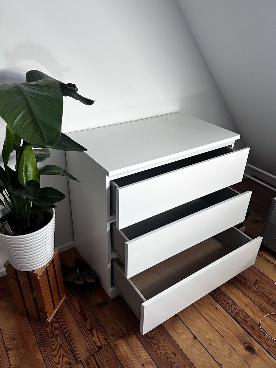 Ikea Kommoden: Ikea Malm Kommode weiss 3 Schubladen  – Gebraucht aus Winterthur von bia_yjj8 2