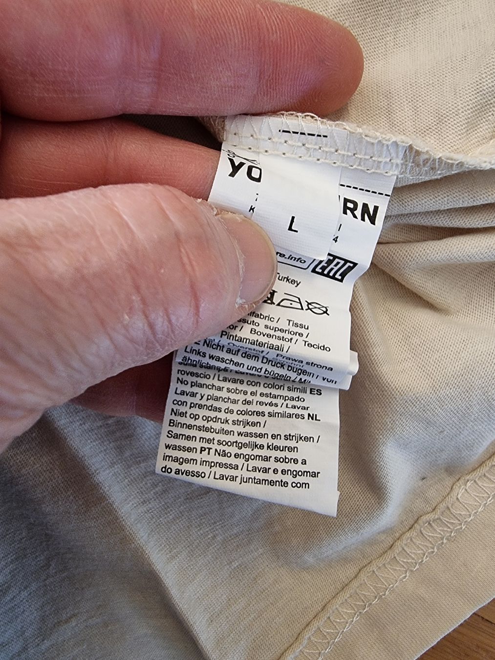T-shirt: Tshirt homme YOURTURN Taille L – Nuovo (secondo la descrizione) da Veyrier venduto da Leilazizou 2