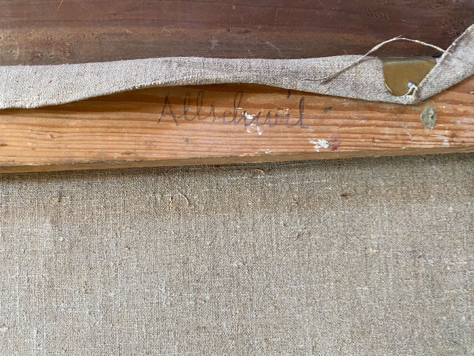 Dipinti: Altes Ölbild Allschwil/BL Walter Bär – Usato da Rünenberg venduto da Fendi02 6
