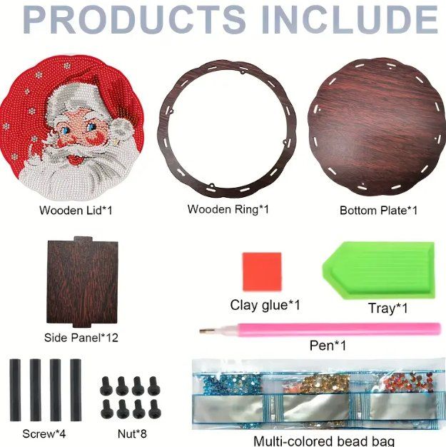 Kit bricolage: Diamond Painting Weihnachtsmann – Nuovo e nell'imballaggio originale da Obergösgen venduto da Diamond-Painting 3
