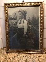 Antike Fotografie, gerahmt