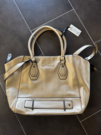 Elegante goldene  Handtasche Selfiebag" Neu!