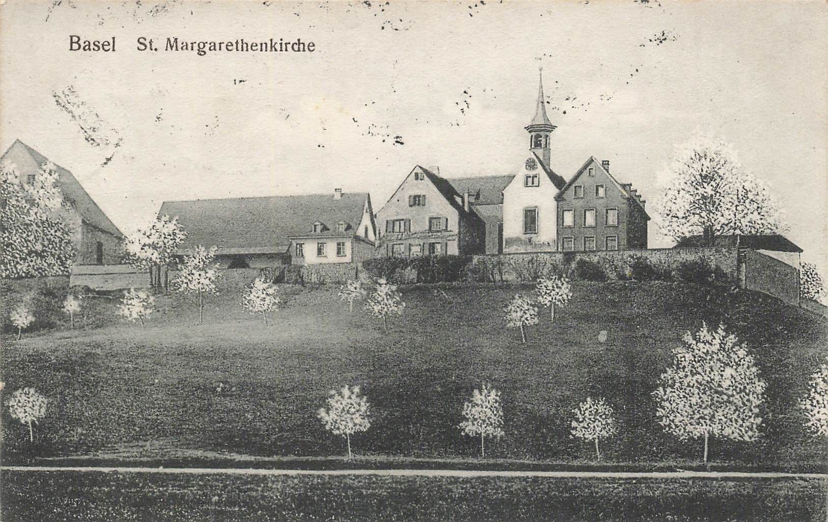 Ansichtskarten: Basel BS St Margarethenkirche – Gebraucht aus Biasca von Blenio71