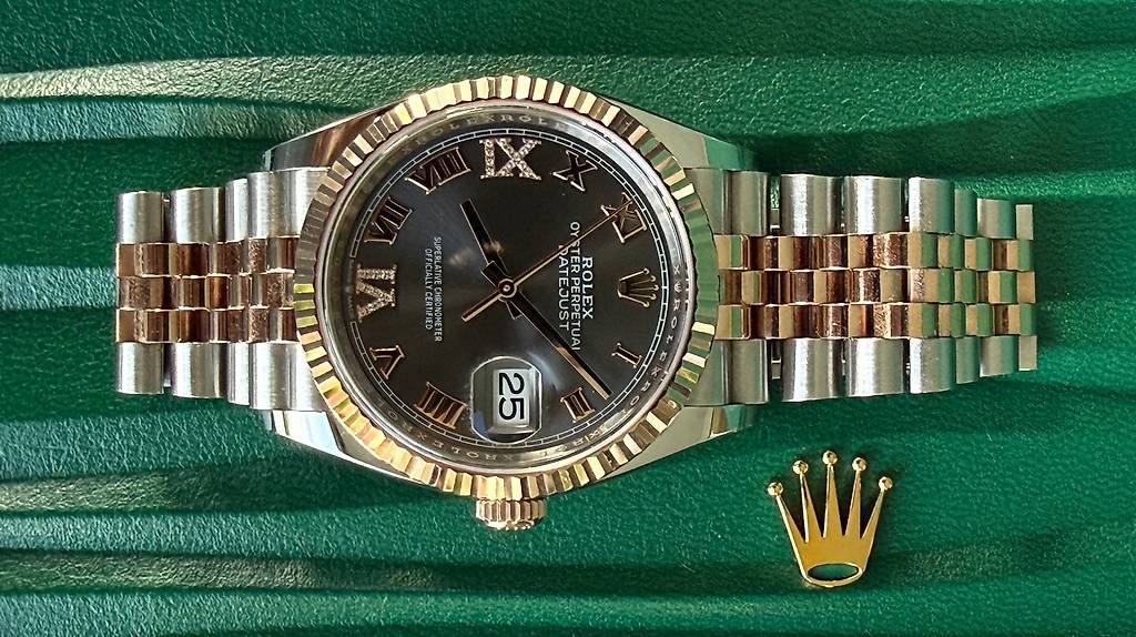 Rolex Orologi: Rolex Datejust 36 Everose Diamonds – Nuovo (secondo la descrizione) da Kloten venduto da Ostanflug