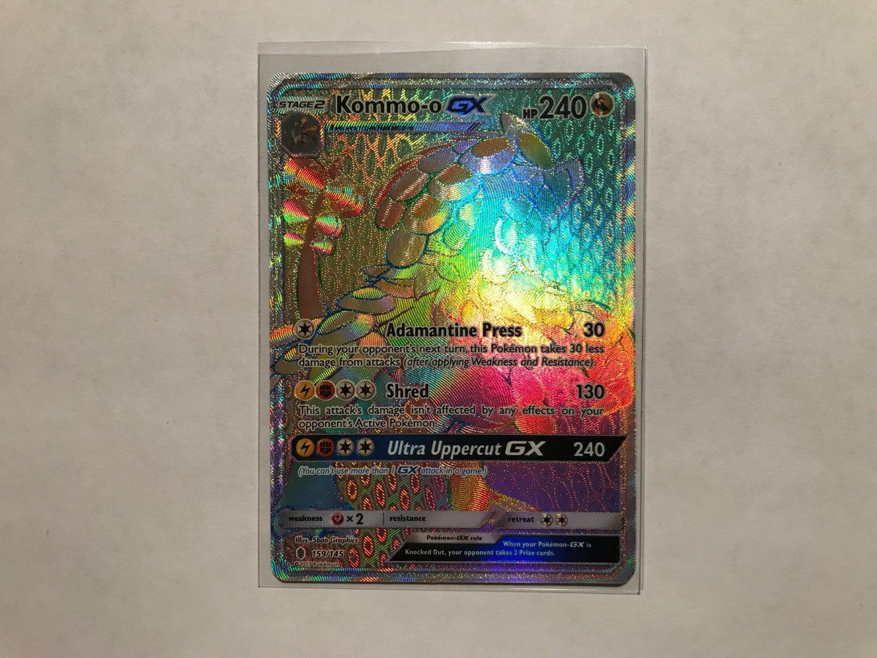 Pokémon Carte collezionabili: Kommo-O GX Rainbow – Nuovo (secondo la descrizione) da Hagendorn venduto da Pokecollectorch