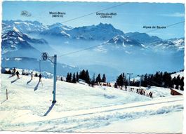 VILLARS-CHESIÈRES Panorama depuis le Roc d'Orsay - Skilift