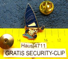 LAND SAILING SAND YACHTING PIN GAULOISES BLONDES