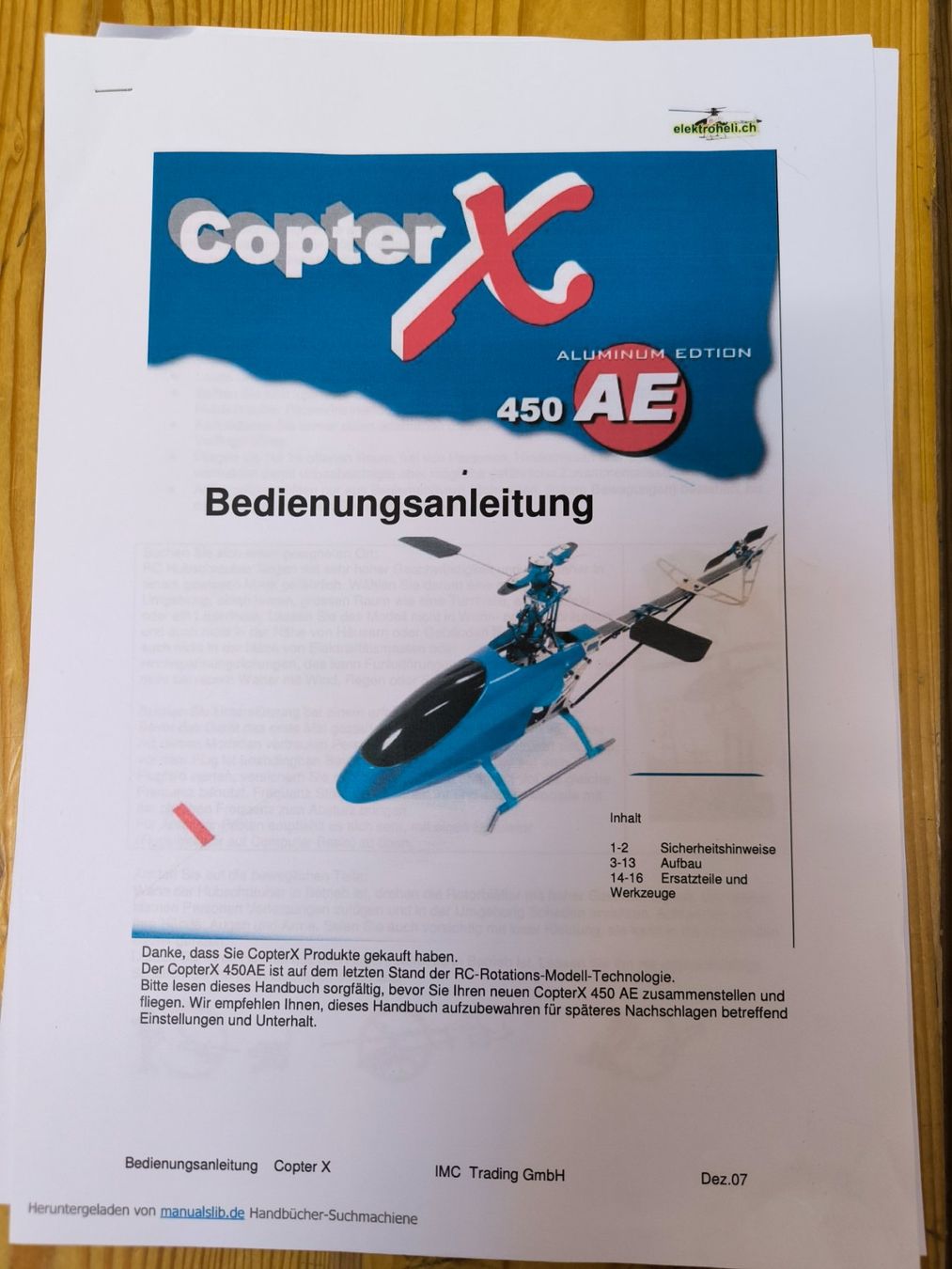 RC Modellbau: RC Helikopter zu verkaufen – Gebraucht aus Siblingen von Mustang71 1