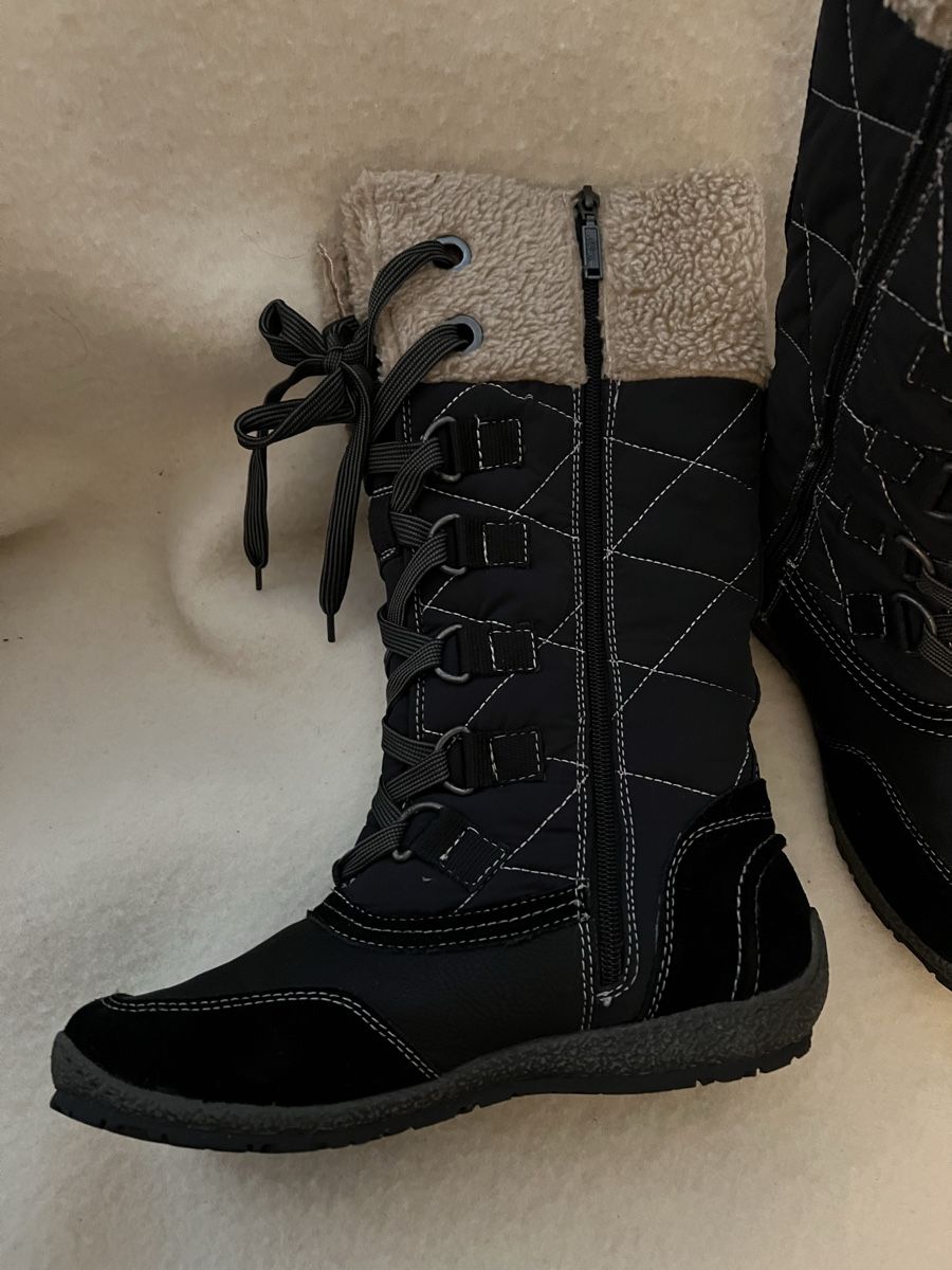 S.Oliver Scarpe da donna: Warme Stiefel mit weitem Schaft,Gr.40 – Nuovo (secondo la descrizione) da Zürich venduto da smamima39 1