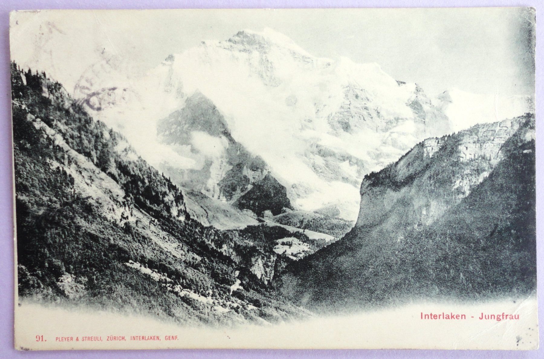 Ansichtskarten: Interlaken - Jungfrau – Defekt aus Fétigny von Billy2miny