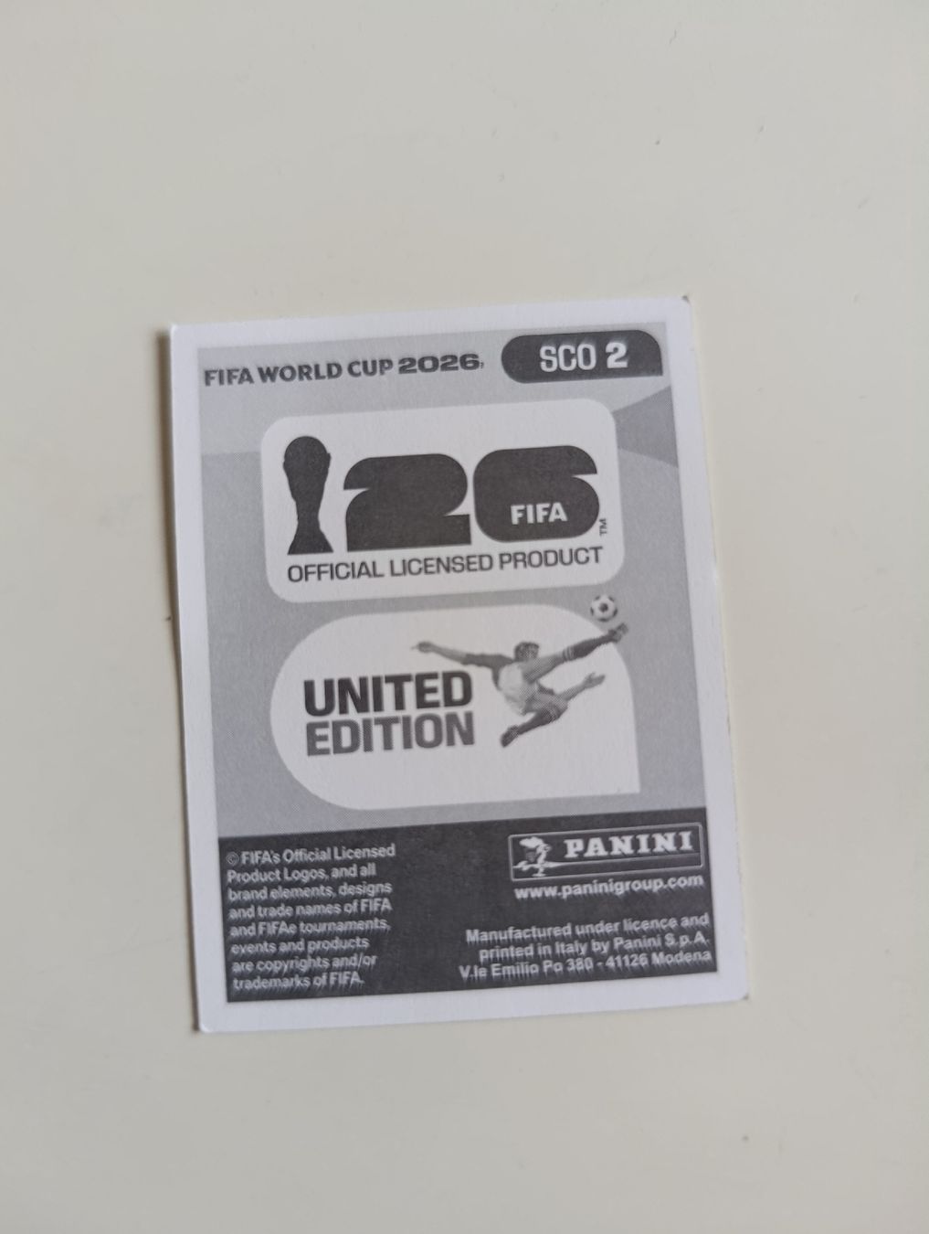 Panini Sammelbilder & Trading cards: Panini World Cup 2026 SCO 2 – Neu (gemäss Beschreibung) aus Lavey-Village von pas_7xd2 1