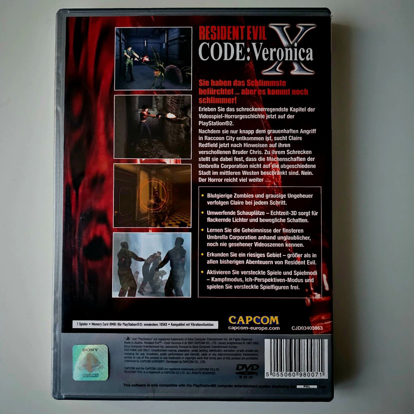 Sony Jeux: Resident Evil Code Veronica X Platinum (PS2) – D'occasion à Holziken par Miglioregamesnmore 1