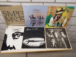 Schallplatten Konvolut mit 6 LPs 70er 80er 90er