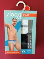 SLOGGI Start, Slips Midi, Grösse L, 2 Stück Schwarz/Weiss