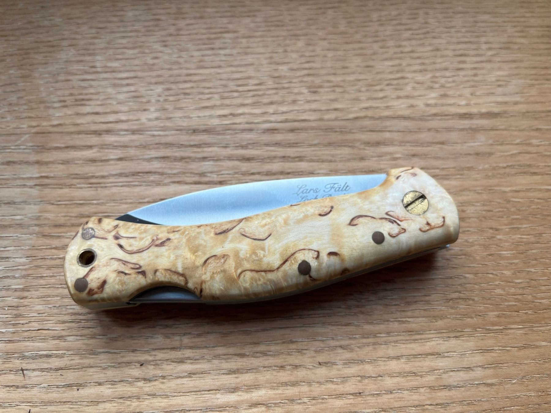 Accessori: Klappmesser Casström Lars Fält Lock Back Taschenmesser – Usato da Wernetshausen venduto da fahrradohnebremsen 3