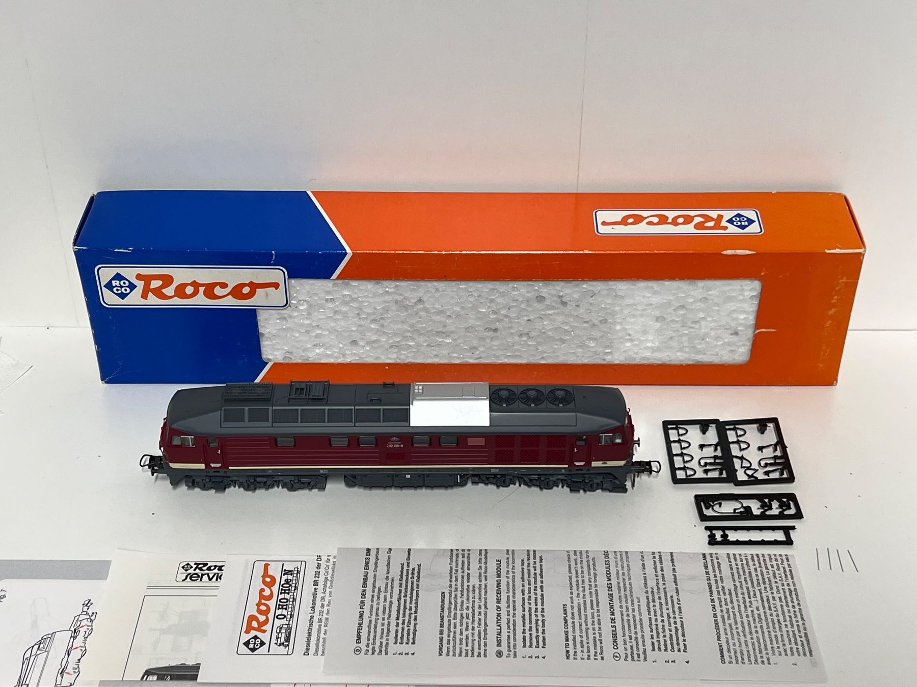Roco Modellini di ferrovie: Roco 43704 DR BR 232  H0/DC Analog – Usato da Neuenhof venduto da ludovicco 1