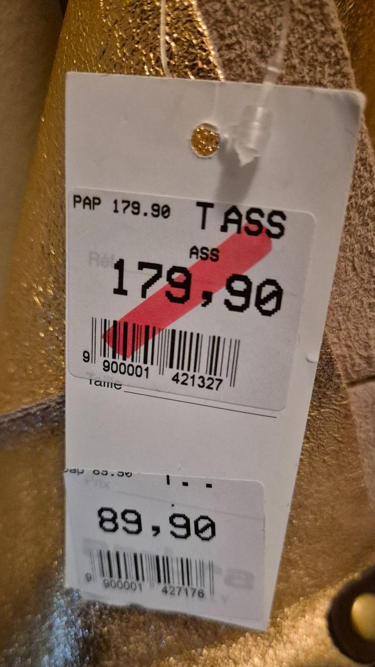Taschen für Damen: Sac en cuir, doré, neuf – Neu und originalverpackt aus Neuchâtel von simbajoyce123 2