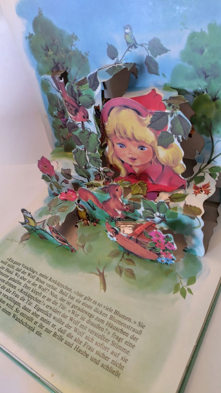 Libri: Panorama Pop-Up Buch / Rotkäppchen Märchen ab Fr. 8.- – Usato da Bellach venduto da JingleJerry 3